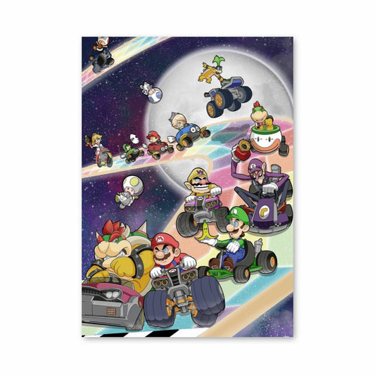 Poster Mario Kart Arc en Ciel