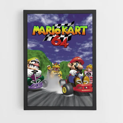 Poster Mario Kart 64