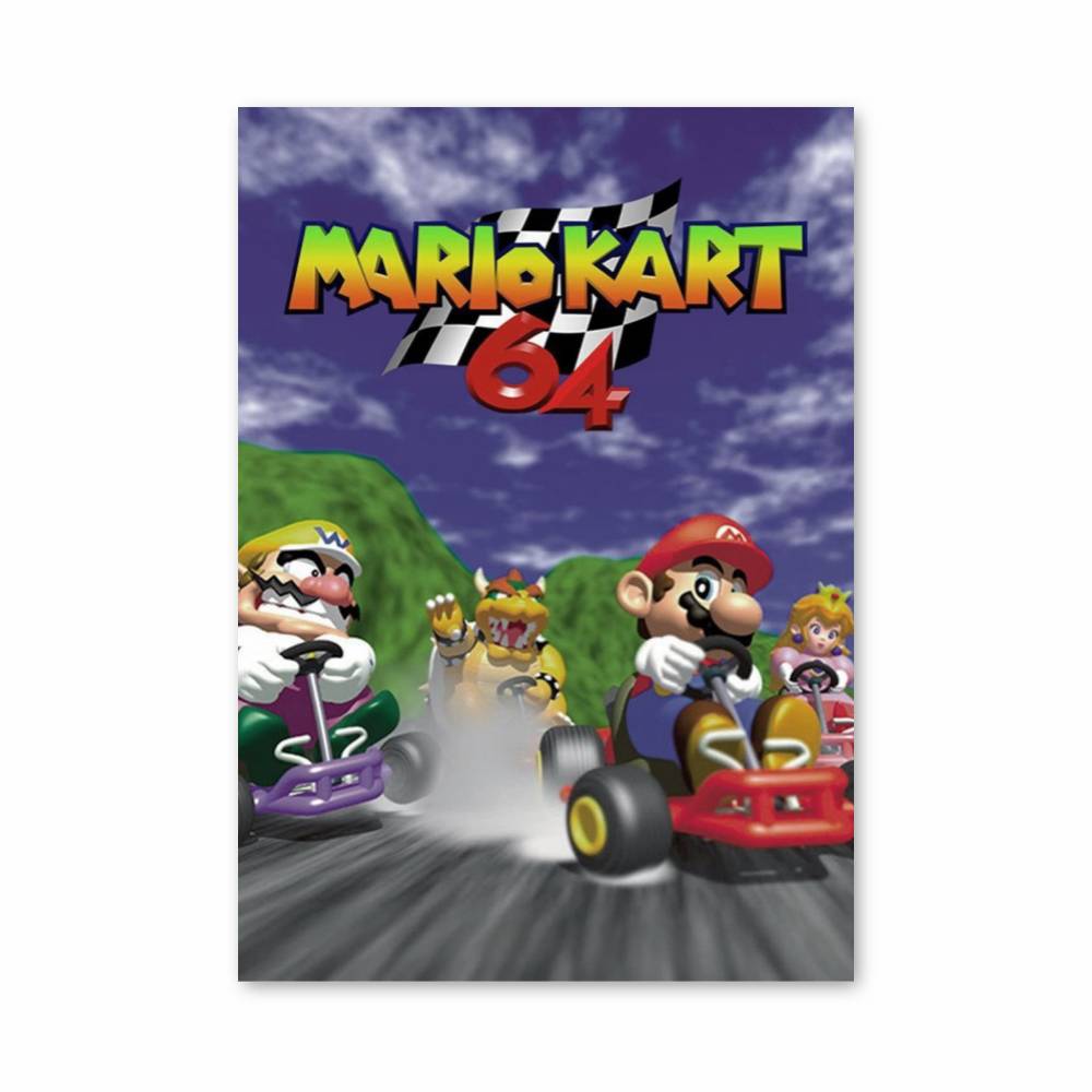 Poster Mario Kart 64