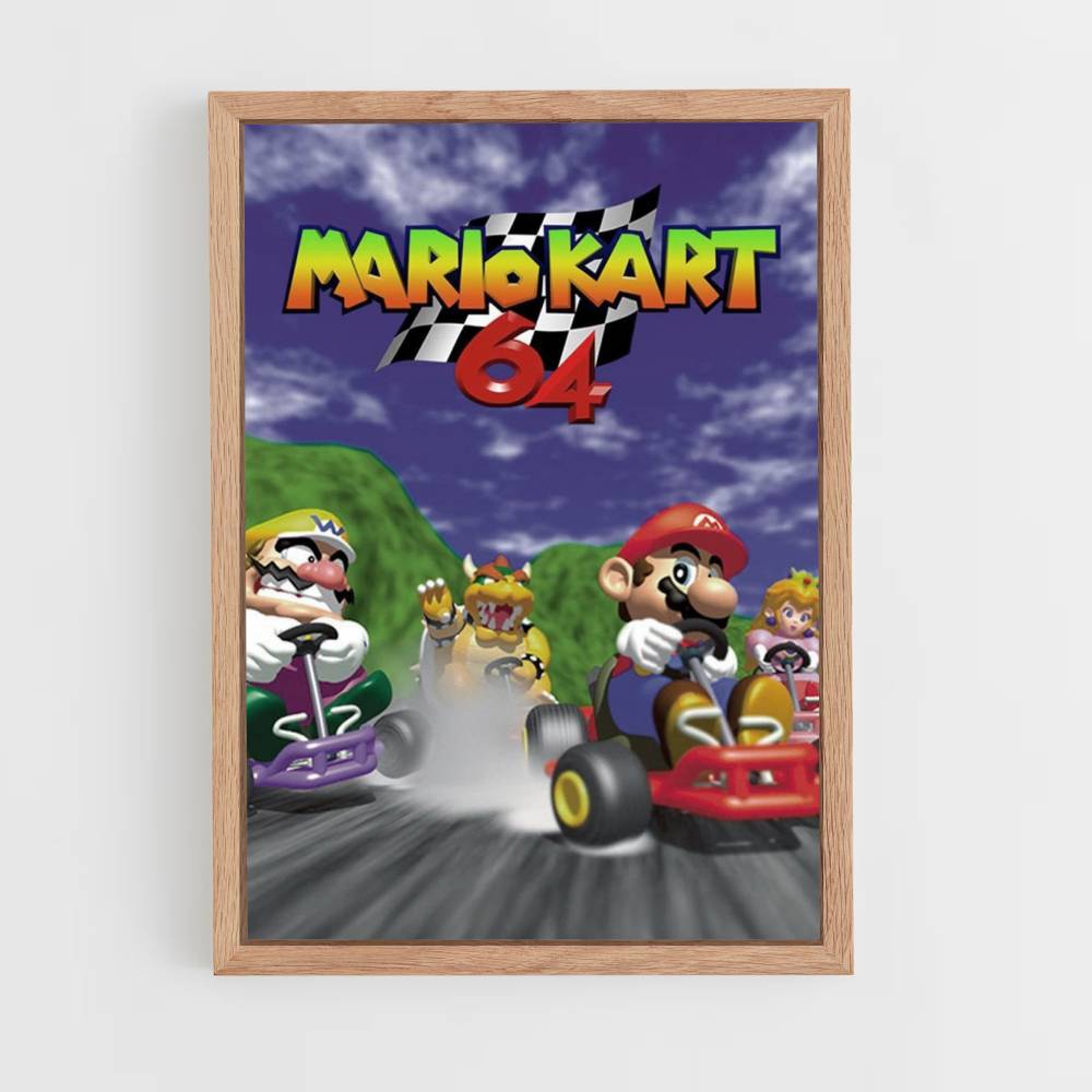 Poster Mario Kart 64