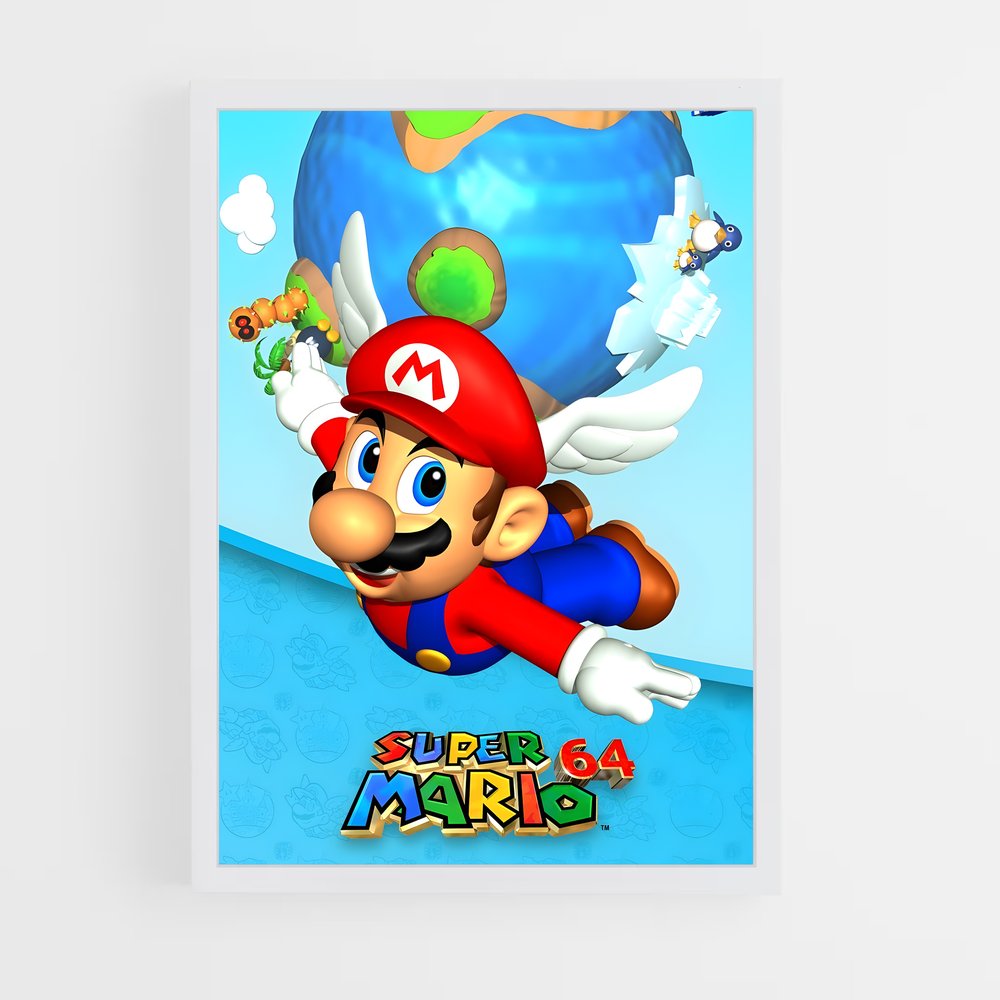 mario-18 cadre Blanc