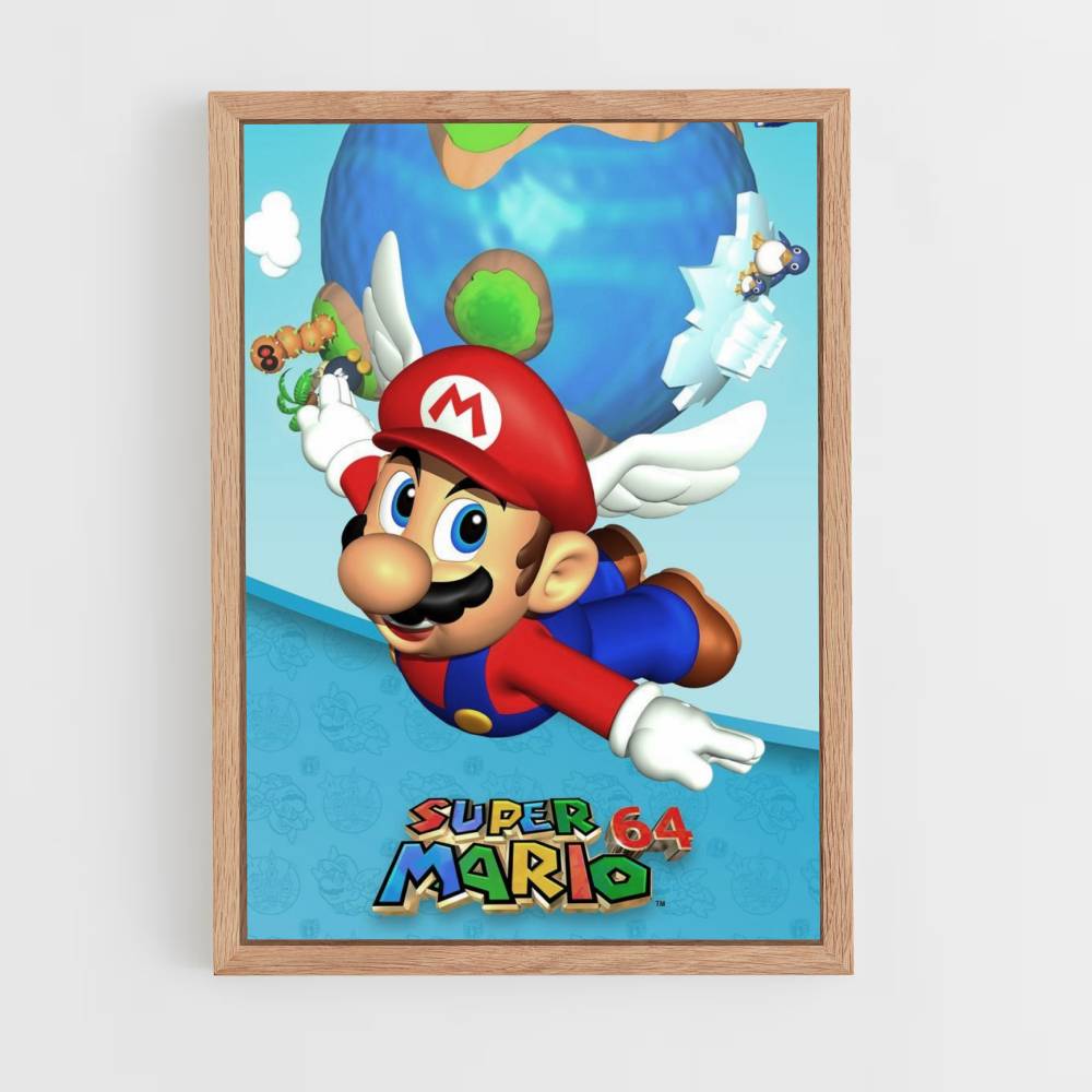 Poster Super Mario 64