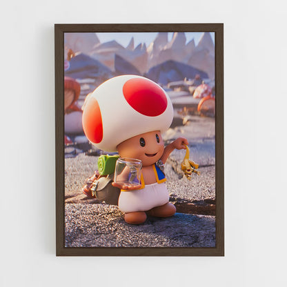mario-3 cadre Bois foncé