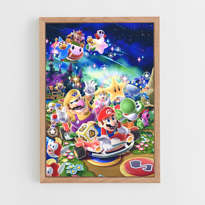 mario-8 cadre Bois clair