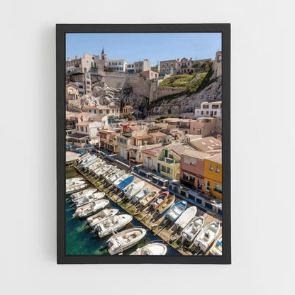 Plakat zum Hafen von Marseille