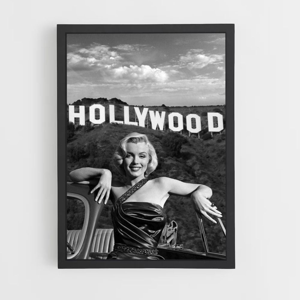 Poster Marylin Monroe Hollywood