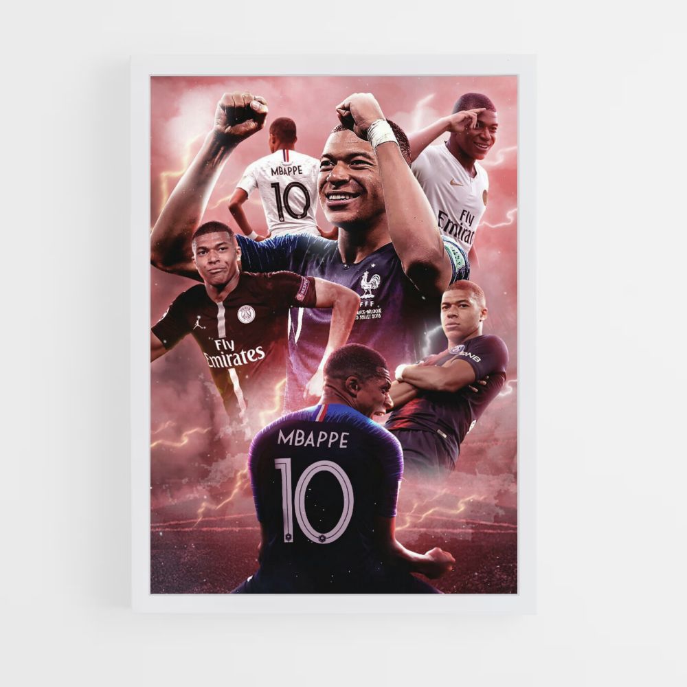 Poster Mbappe-Collage