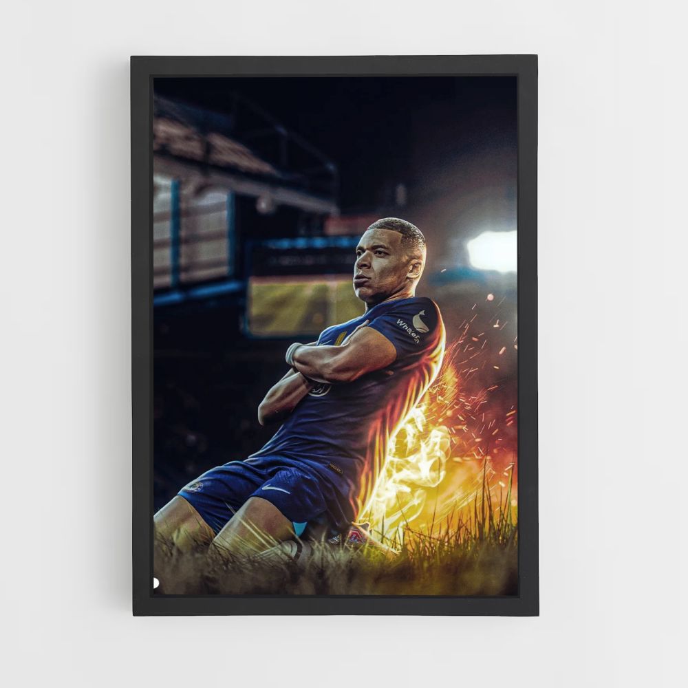 Poster Mbappe Feuer