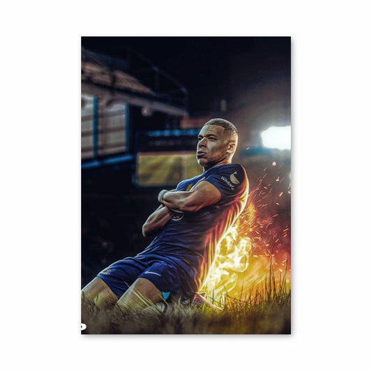 Poster Mbappe Feuer