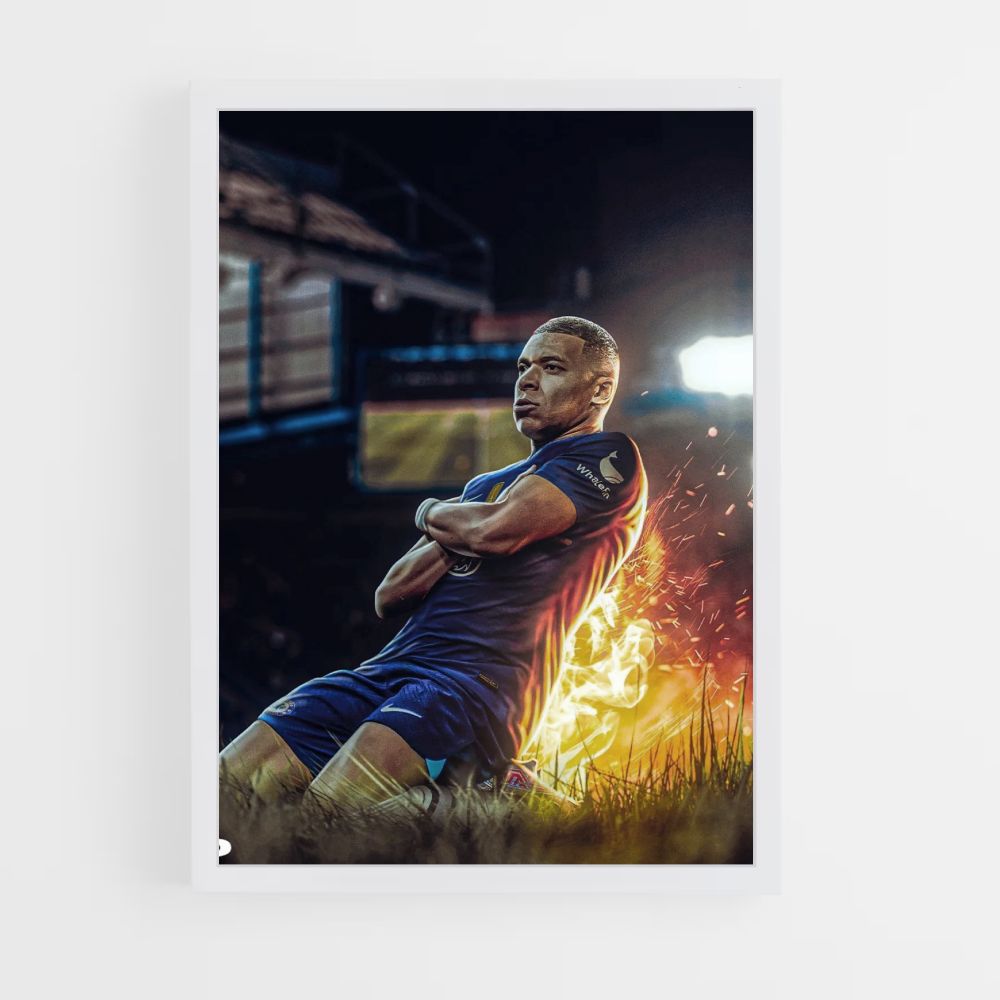 Poster Mbappe Feuer