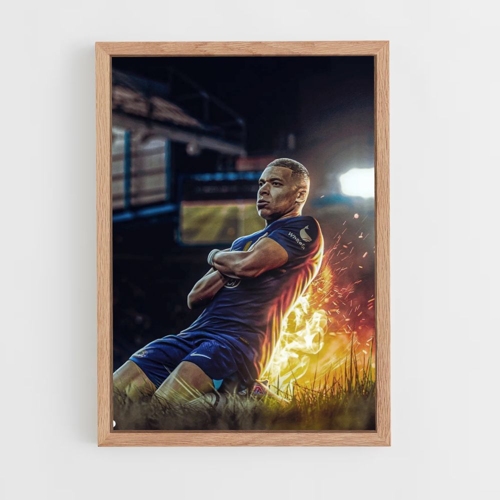 Poster Mbappe Feuer