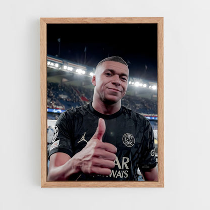 mbappe-6 cadre Bois clair