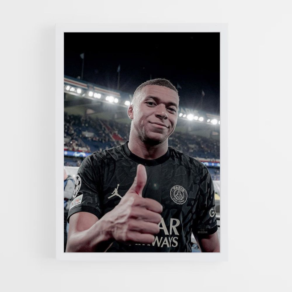 Poster Mbappe Daumen