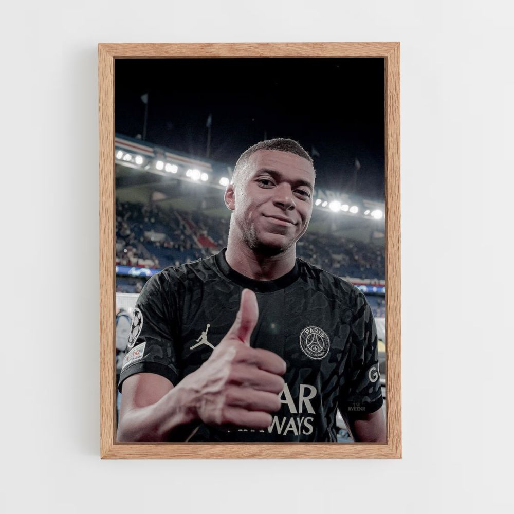 Poster Mbappe Daumen