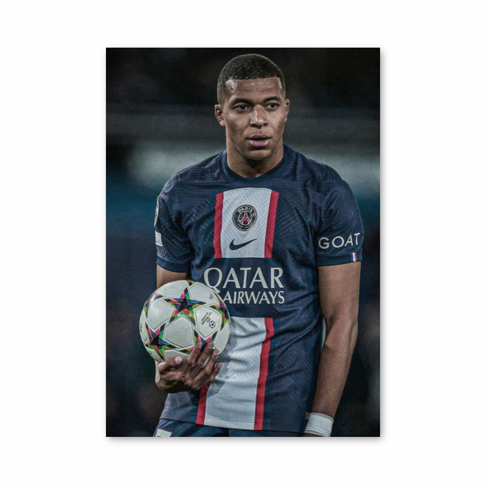 Mbappe-Ziegen-Poster