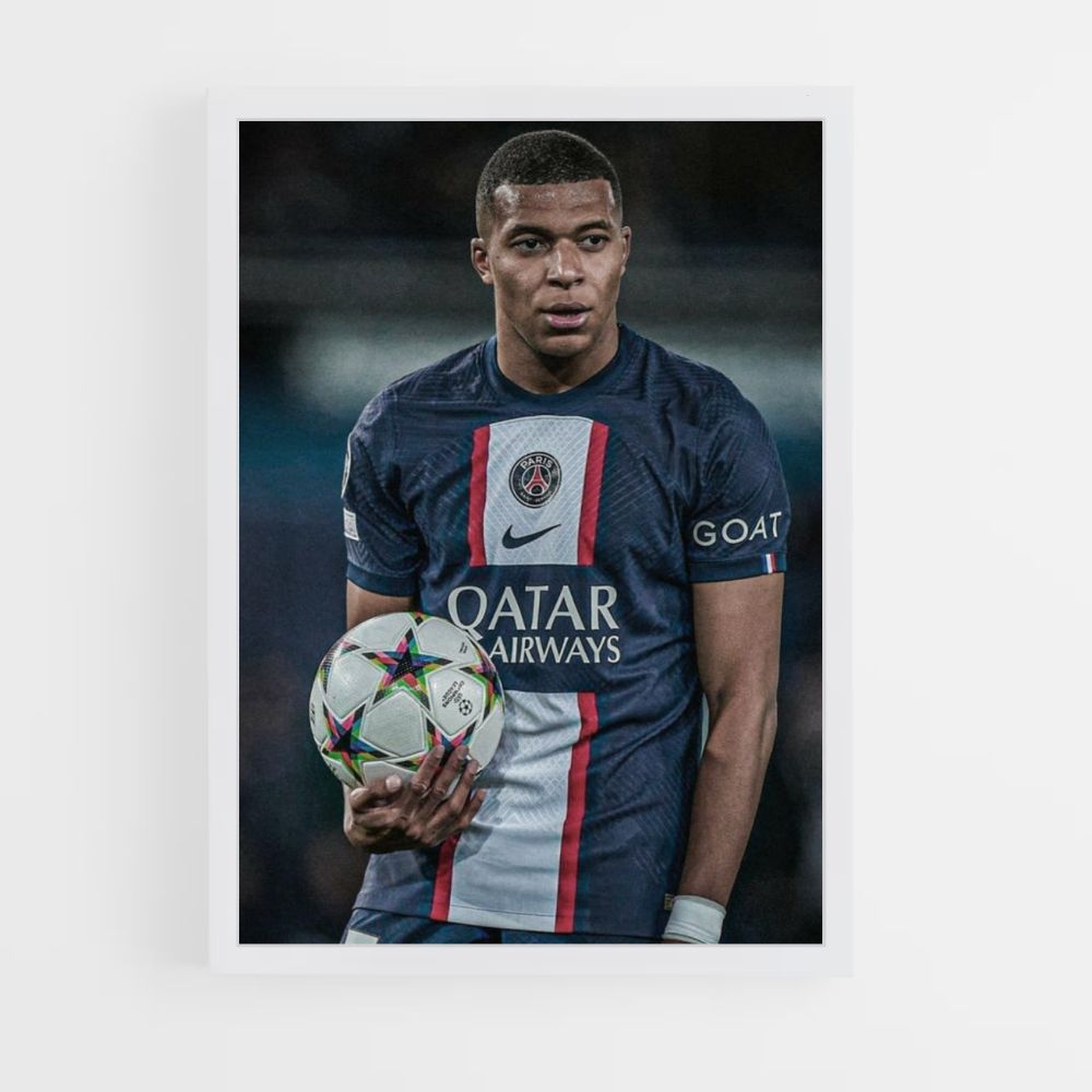 Mbappe-Ziegen-Poster