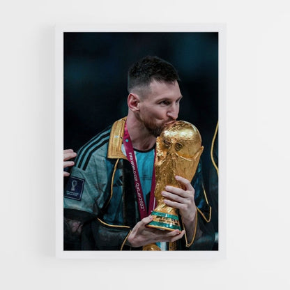 Poster Lionel Messi Goldener Ball