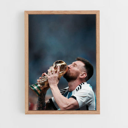 Poster Messi Weltmeister