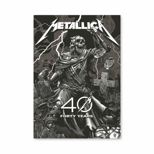 Poster Metallica 40 Jahre