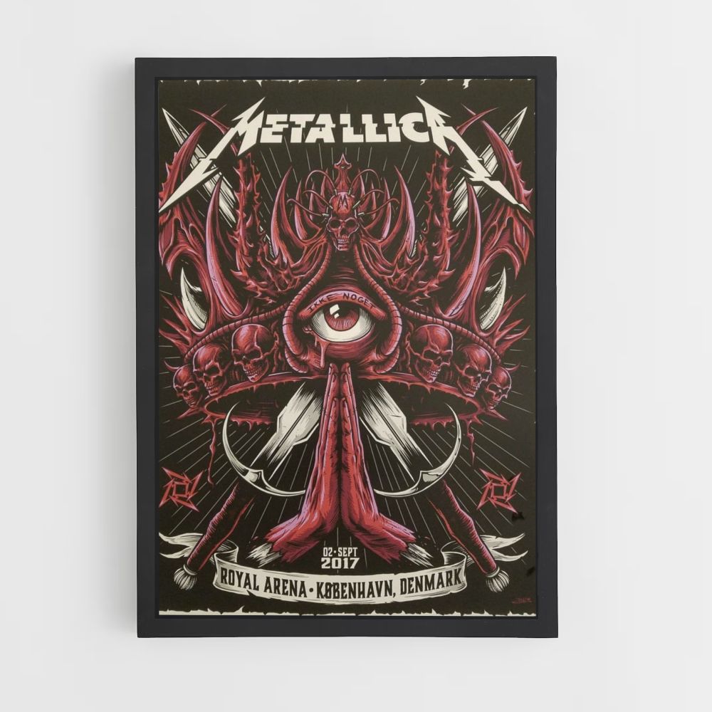 Poster Metallica Royal Arena