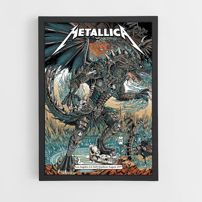 Poster Metallica Drache