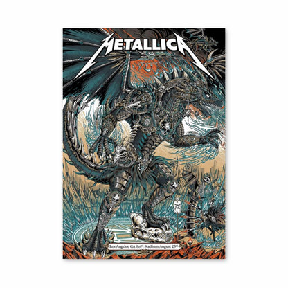 Poster Metallica Drache