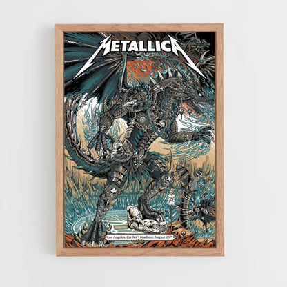 Poster Metallica Drache