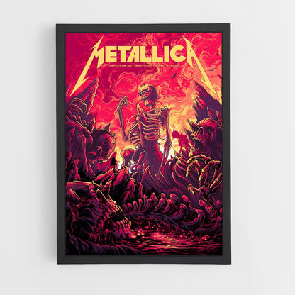 metallica-9 cadre Noir
