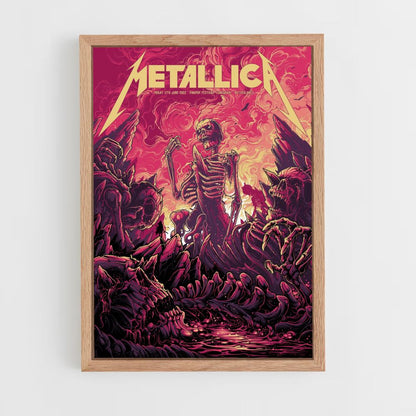 Metallica-Skelett-Poster