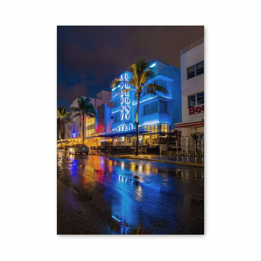 Poster Neon Miami