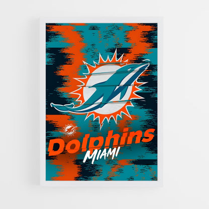miami-dolphins-15 cadre Blanc