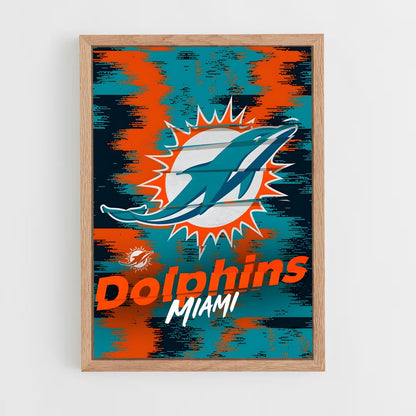 miami-dolphins-15 cadre Bois clair