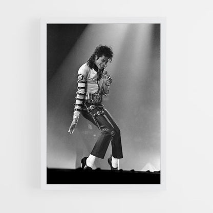 Poster Michael Jackson Schwarz und Weiß