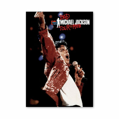 Plakat Michael Jackson 1988