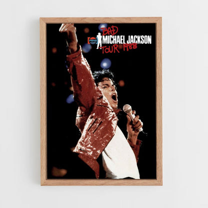 Plakat Michael Jackson 1988