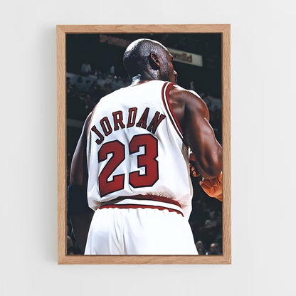 michael-jordan-1 cadre Bois clair