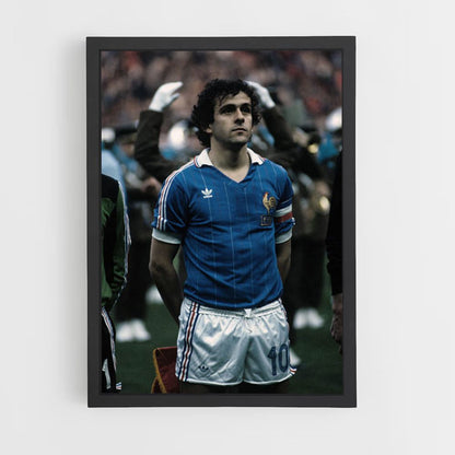 Poster Michel Platini Frankreich