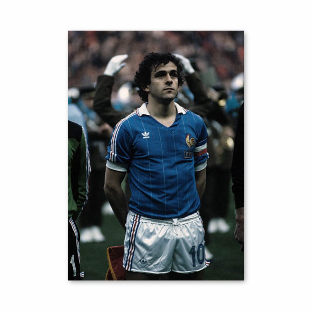 Poster Michel Platini Frankreich