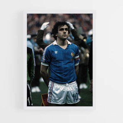 Poster Michel Platini Frankreich