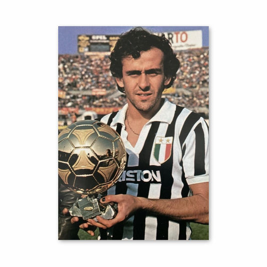 Poster Michel Platini Goldener Ball