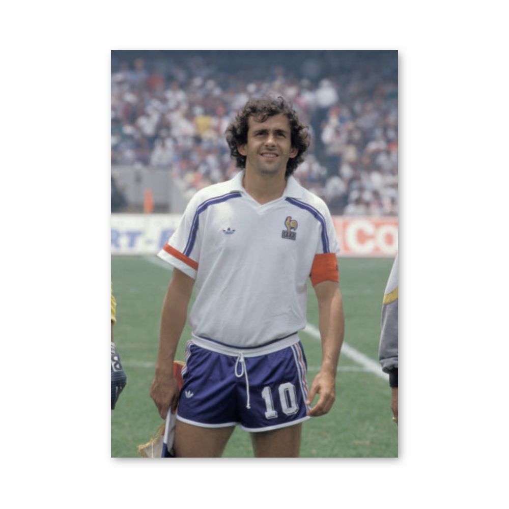 Plakat Michel Platini 10 Frankreich