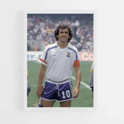 Plakat Michel Platini 10 Frankreich