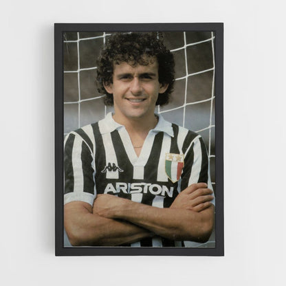 Poster Michel Platini Käfig