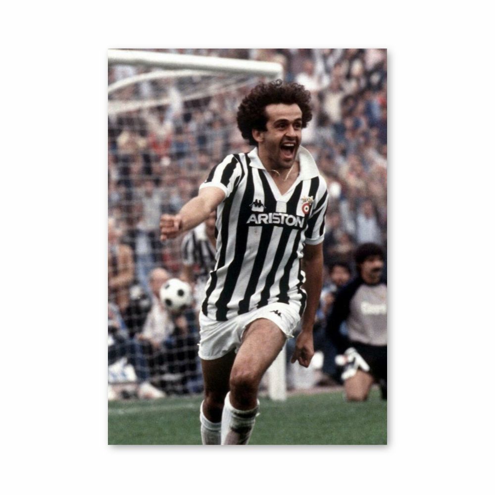 Poster Michel Platini Spieler