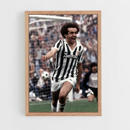 Poster Michel Platini Spieler