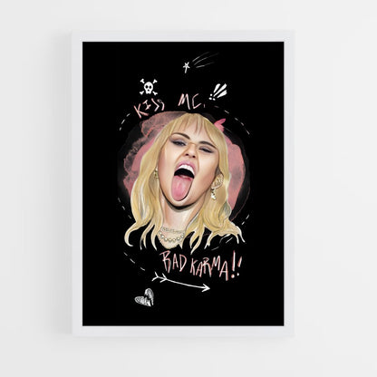 miley-cyrus-16 cadre Blanc