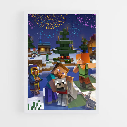 minecraft-11 cadre Blanc