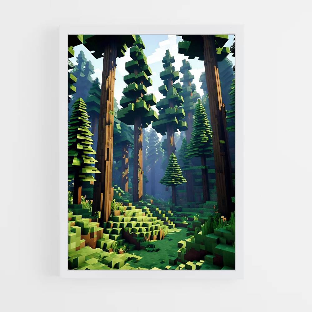 Minecraft-Wald-Poster