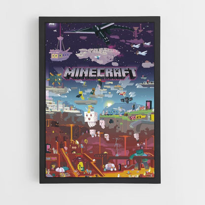 Poster Minecraft-Spiel