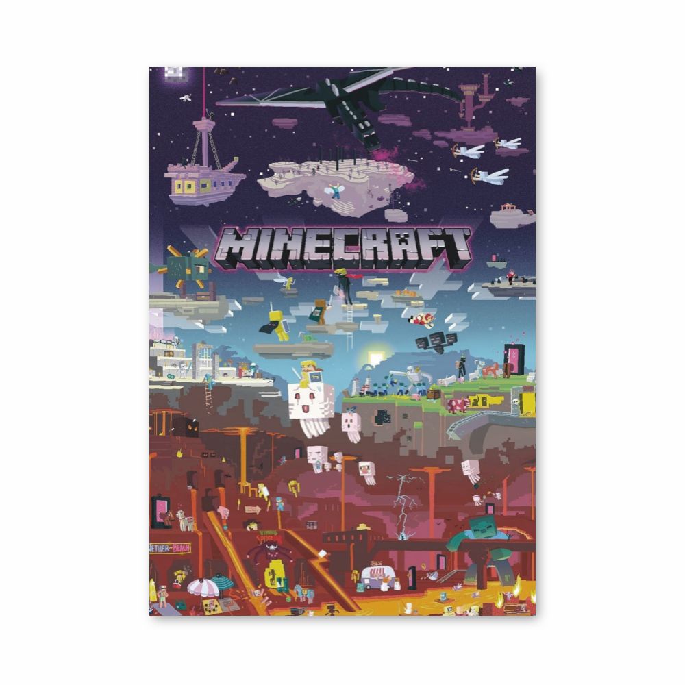 Poster Minecraft-Spiel